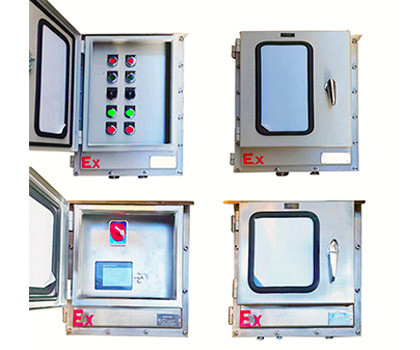 加裝防護門防爆配電箱 不銹鋼雙門防爆控制箱